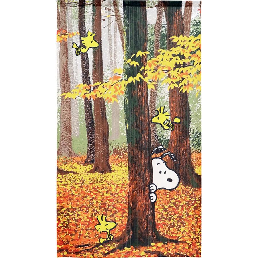 PEANUT SNOOPY スヌーピー 階段 部屋 目隠し 間仕切し のれん 玄関 部屋 タペストリー カーテン カフェカーテン Eclea 爆売 爆買 (スヌーピーと四季のれん 冬) |  | 07