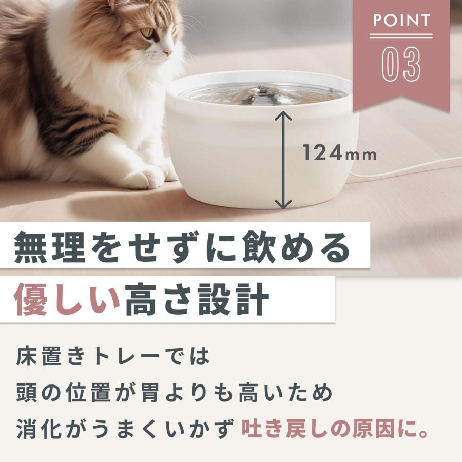 新発売】PELOTTO スマート自動給水器 3L 大容量 省エネルギー 静音 LED