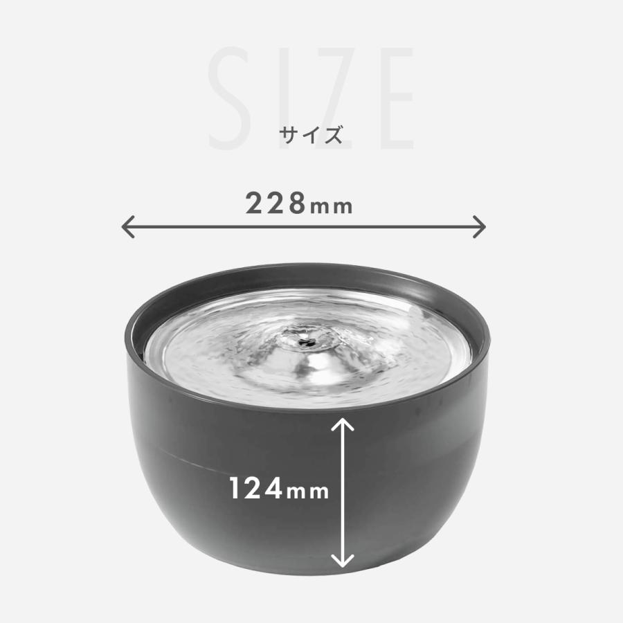 新発売】PELOTTO スマート自動給水器 3L 大容量 省エネルギー 静音 LED