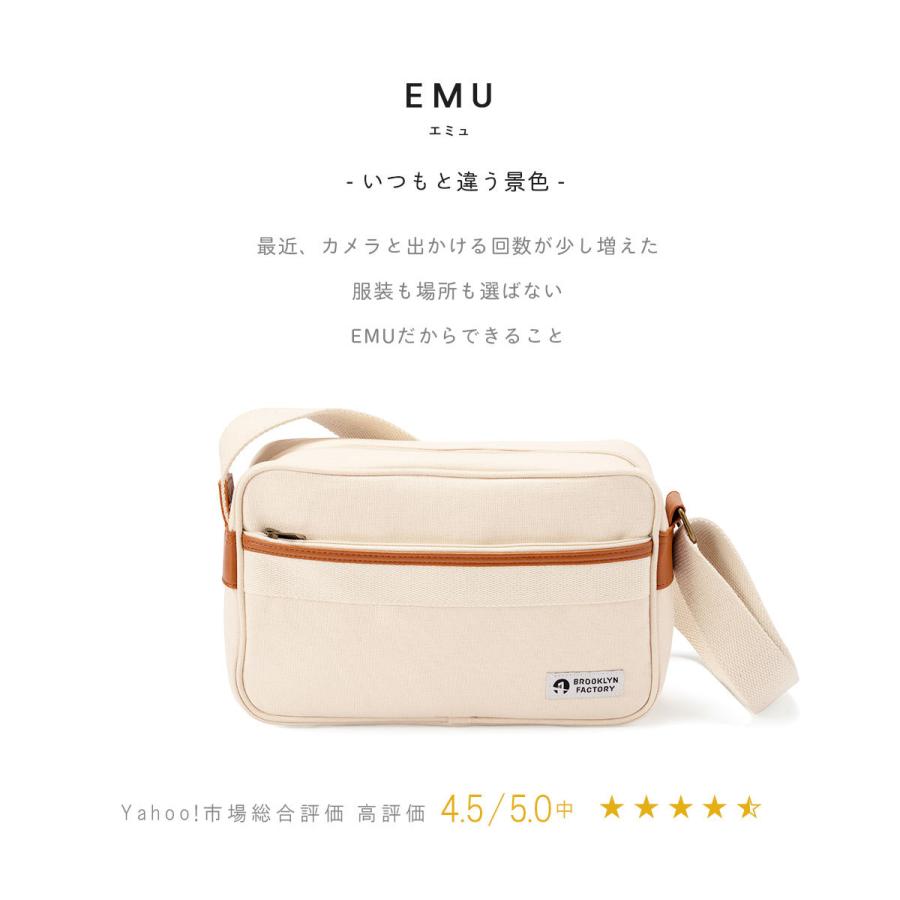 カメラバッグ ショルダー カメラ 女子 一眼レフ おしゃれ ミラーレス ショルダーバッグ Brooklyn Factory Emu C001p0340 In Neutral 通販 Yahoo ショッピング