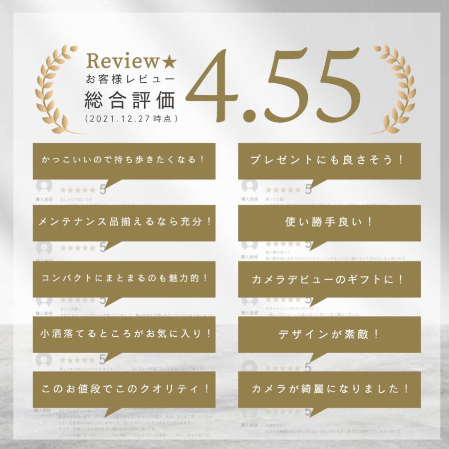 カメラクリーニングキット 5点セット レンズクリーニング 一眼レフ