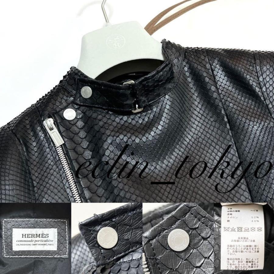 HERMES レザー ライダース ジャケット 黒 : eclin-tokyo - 通販 HERMES レザー ライダース ジャケット 黒 : eclin-tokyo - 通販