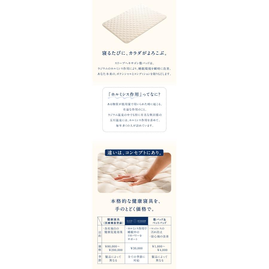 スリープヘキサゴン 本気のコンディショニング敷パッド スリープヘキサゴン 本気のコンディショニング敷パッド