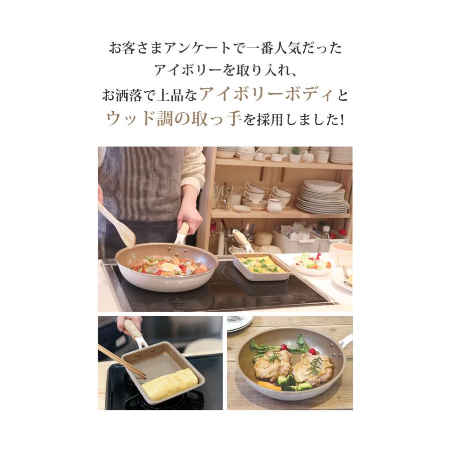 evercook フライパン エバークック 玉子焼き 13×18cm エクリティ evercook フライパン エバークック 玉子焼き 13×18cm エクリティ