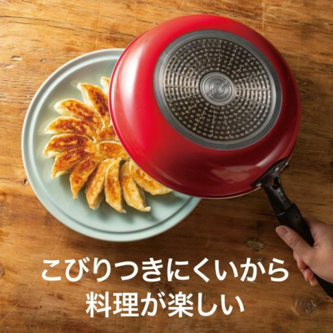 フライパン 26cm 深型 IH evercook エバークック IH フライパン 26cm 深型 レッド EIFP26DRD2 ドウシシャ PFOA不使用｜eclity｜03