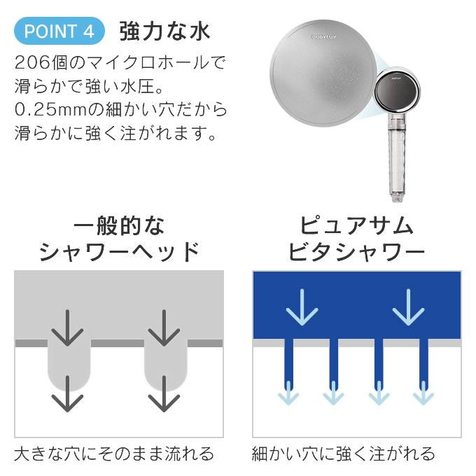 puresome ピュアサム 第二世代Vシャワーヘッド PVSH2PAC
