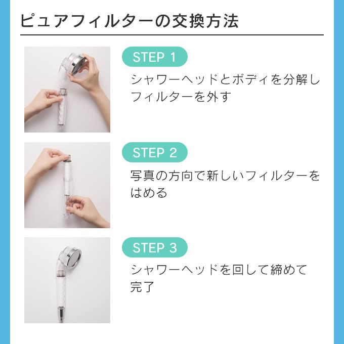 puresome ピュアサム 第二世代Vシャワーヘッド PVSH2PAC PVSH2FLO