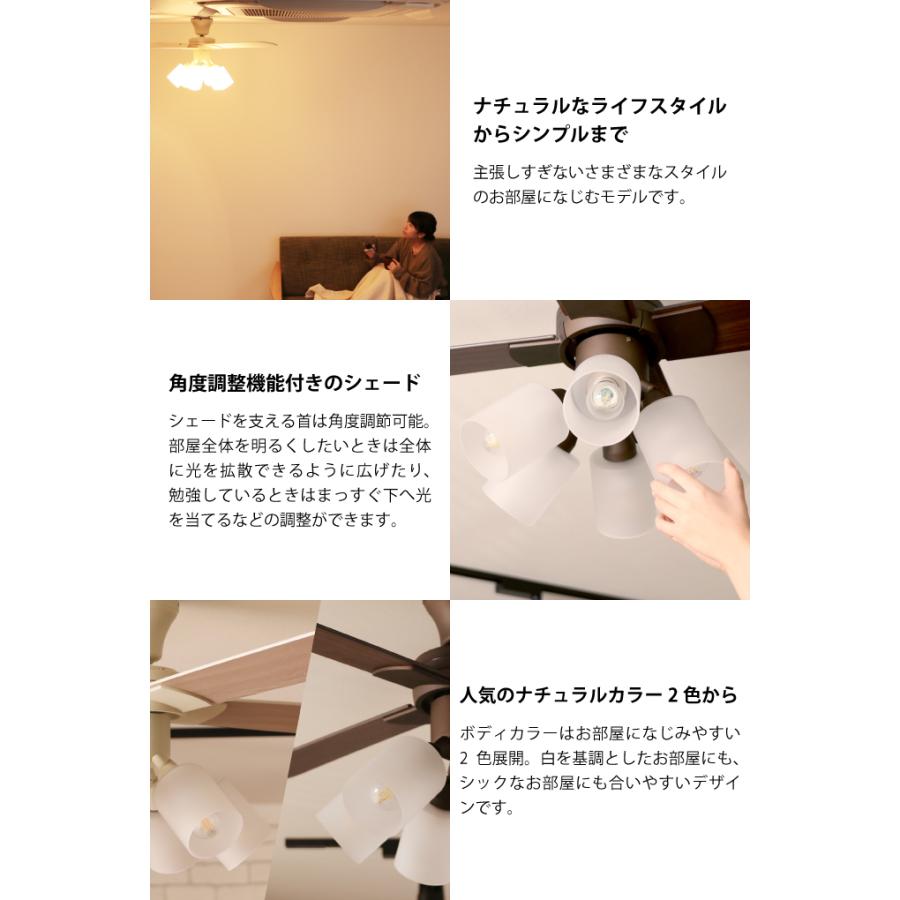 JAVALO ELF Modern Collection シーリングファン 6灯 : エクリティ
