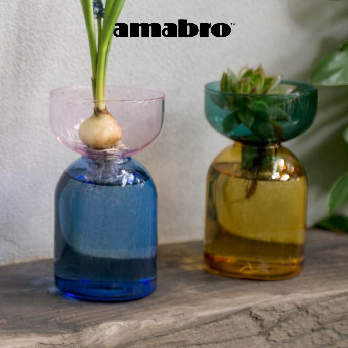 amabro（アマブロ） TWO TONE VASE 花瓶 Circle 村上美術 : エクリティ