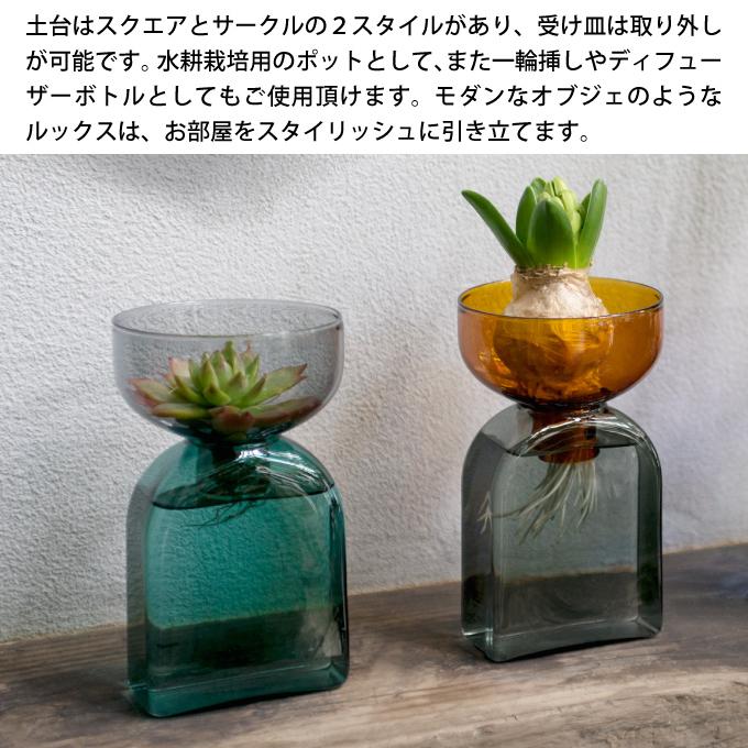 amabro（アマブロ） TWO TONE VASE 花瓶 Square 村上美術 : エクリティ