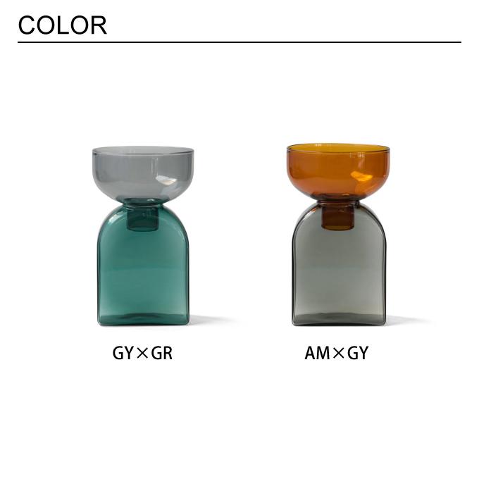 amabro（アマブロ） TWO TONE VASE 花瓶 Square 村上美術 : エクリティ