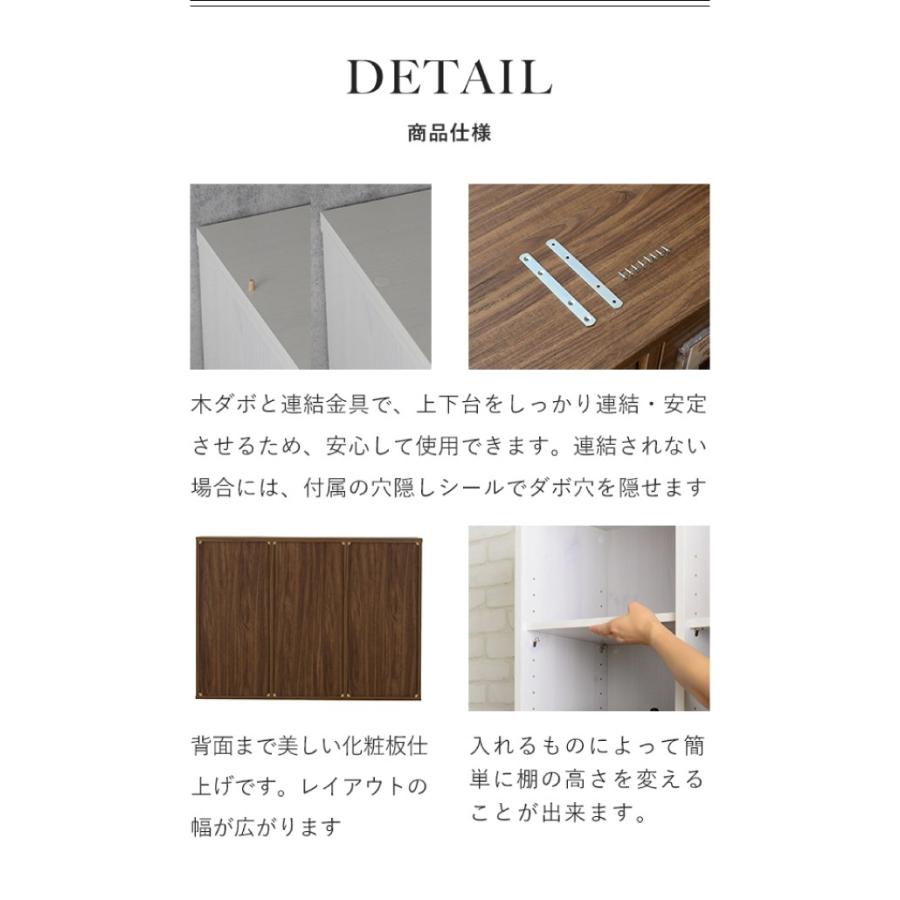 NEFLAS オープンシェルフ 111cm幅 ネフラス お客様組立商品_4