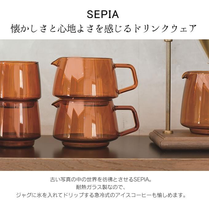 SEPIA（KINTO） KINTO キントー SEPIA ジャグ 600mL アンバー