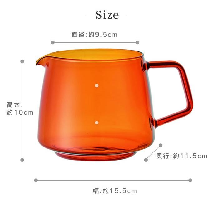 SEPIA（KINTO） KINTO キントー SEPIA ジャグ 600mL アンバー