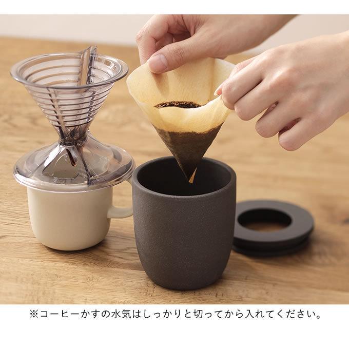 marna（マーナ） コーヒーかす消臭ポット K770 ブラック : エクリティ