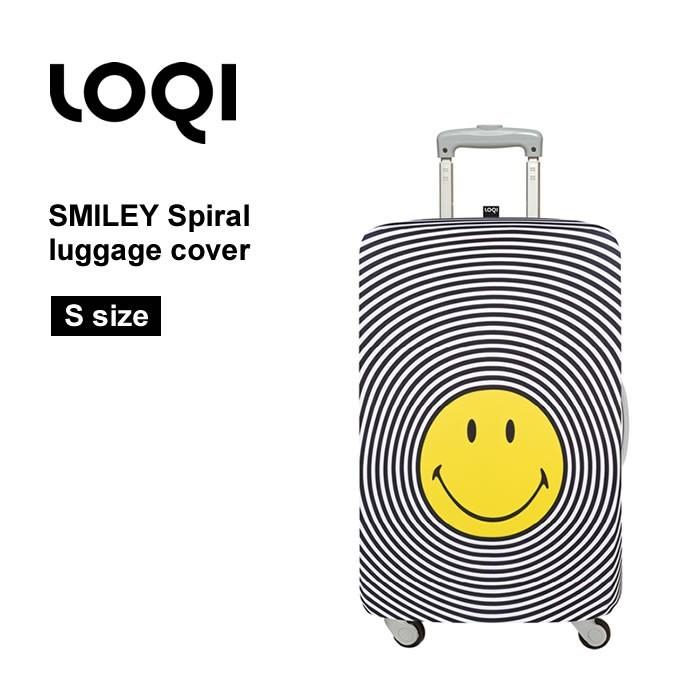 オマケ付き Loqi ローキー スーツケースカバー Sサイズ Smiley Spiral Ls Sm Sp ラゲッジカバー 傷防止 目印 Xayc Loqils Smile エクリティ 通販 Yahoo ショッピング