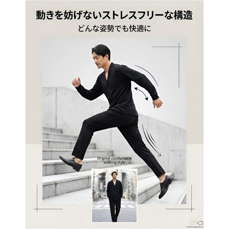 カジュアル メンズ セットアップ 140kgまで着用可能 上下セット