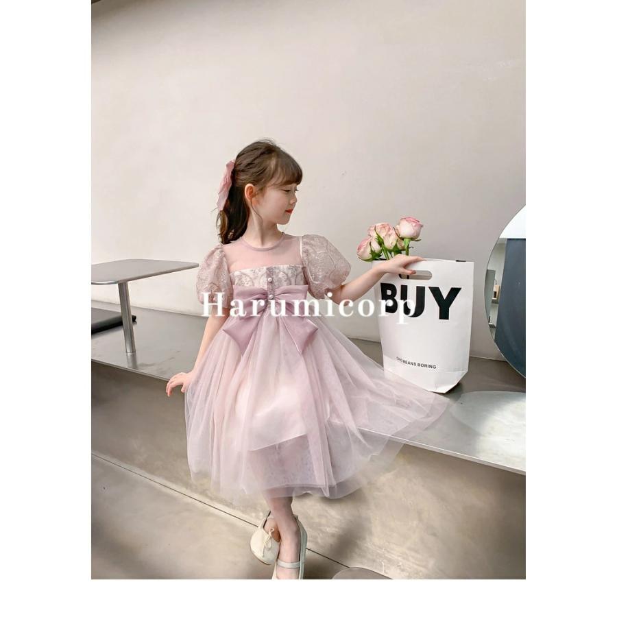ベビー服 ドレス ロンパース 女の子 ワンピース チュール 蝶結び フォーマル ドレス おしゃれ 可愛い カバーオール 新生児 キッズ 赤ちゃん 初節句 入園式 卒園 | ブランド登録なし | 17