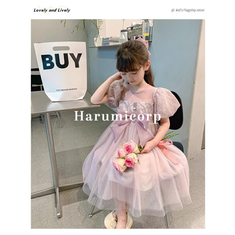 ベビー服 ドレス ロンパース 女の子 ワンピース チュール 蝶結び フォーマル ドレス おしゃれ 可愛い カバーオール 新生児 キッズ 赤ちゃん 初節句 入園式 卒園 | ブランド登録なし | 01
