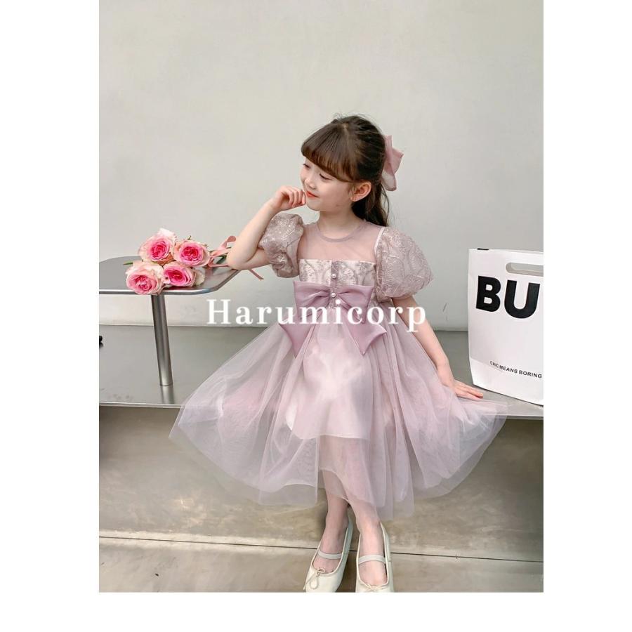 ベビー服 ドレス ロンパース 女の子 ワンピース チュール 蝶結び フォーマル ドレス おしゃれ 可愛い カバーオール 新生児 キッズ 赤ちゃん 初節句 入園式 卒園 | ブランド登録なし | 07