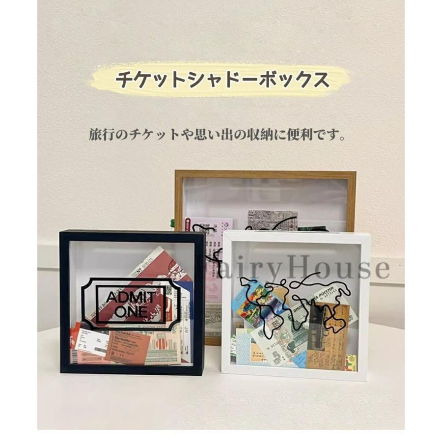 チケットケース チケットボックス 木製収納ボックス コレクション