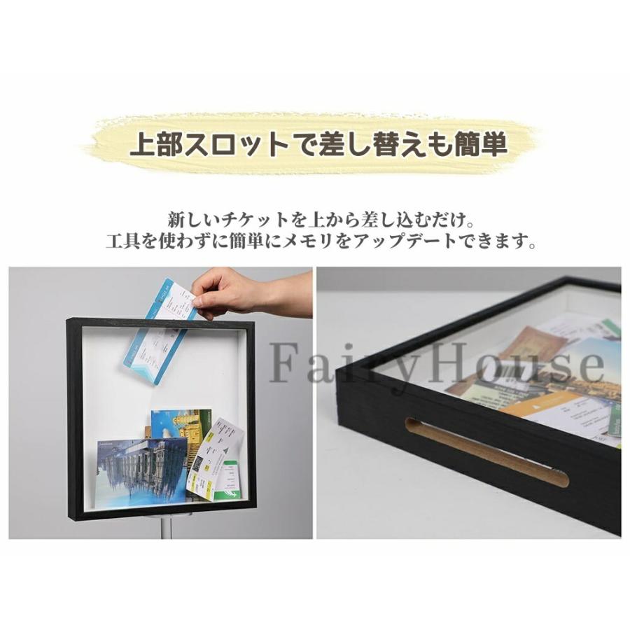 チケットケース チケットボックス 木製収納ボックス コレクション