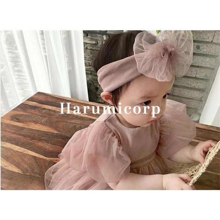 ロンパース 女の子 ヘアバンド付き ベビー服 ワンピース キッズ ドレス 子供 結婚式 フォーマル 子供服 新生児 赤ちゃん おしゃれ 可愛い 子ども服 誕生日 初節 | ブランド登録なし | 04