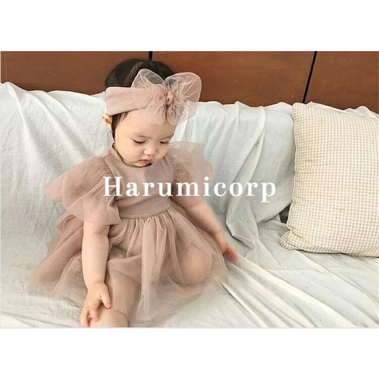ロンパース 女の子 ヘアバンド付き ベビー服 ワンピース キッズ ドレス 子供 結婚式 フォーマル 子供服 新生児 赤ちゃん おしゃれ 可愛い 子ども服 誕生日 初節 | ブランド登録なし | 05