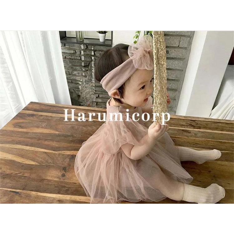 ロンパース 女の子 ヘアバンド付き ベビー服 ワンピース キッズ ドレス 子供 結婚式 フォーマル 子供服 新生児 赤ちゃん おしゃれ 可愛い 子ども服 誕生日 初節 | ブランド登録なし | 06