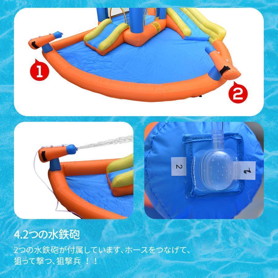 プール 家庭用 大型 遊具 夏 滑り台 ビニールプール 大型プール トランポリン すべり台 エアー遊具 キッズハウス プレイハウ 