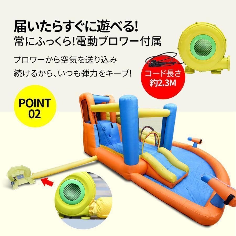 プール 家庭用 大型 遊具 夏 滑り台 ビニールプール 大型プール トランポリン すべり台 エアー遊具 キッズハウス プレイハウ 