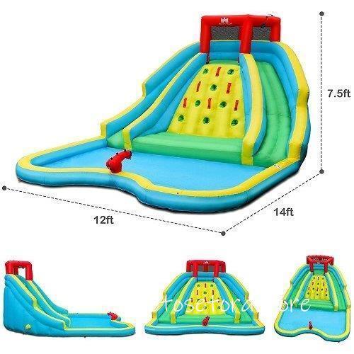家庭用プール ビニールプール 滑り台 大型 スライダー ウォータースライド プール 大きい 3m 丈夫 巨大 水遊び 公園 滑り台付き 家庭用プール 滑り台付き