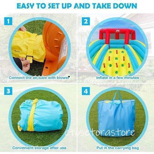 家庭用プール ビニールプール 滑り台 大型 スライダー ウォータースライド プール 大きい 3m 丈夫 巨大 水遊び 公園 滑り台付き 家庭用プール 滑り台付き