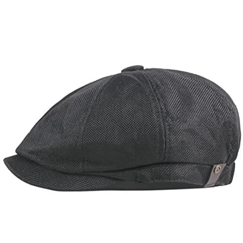 ハンチング 帽子 メンズ キャスケット つば付き ギャツビー