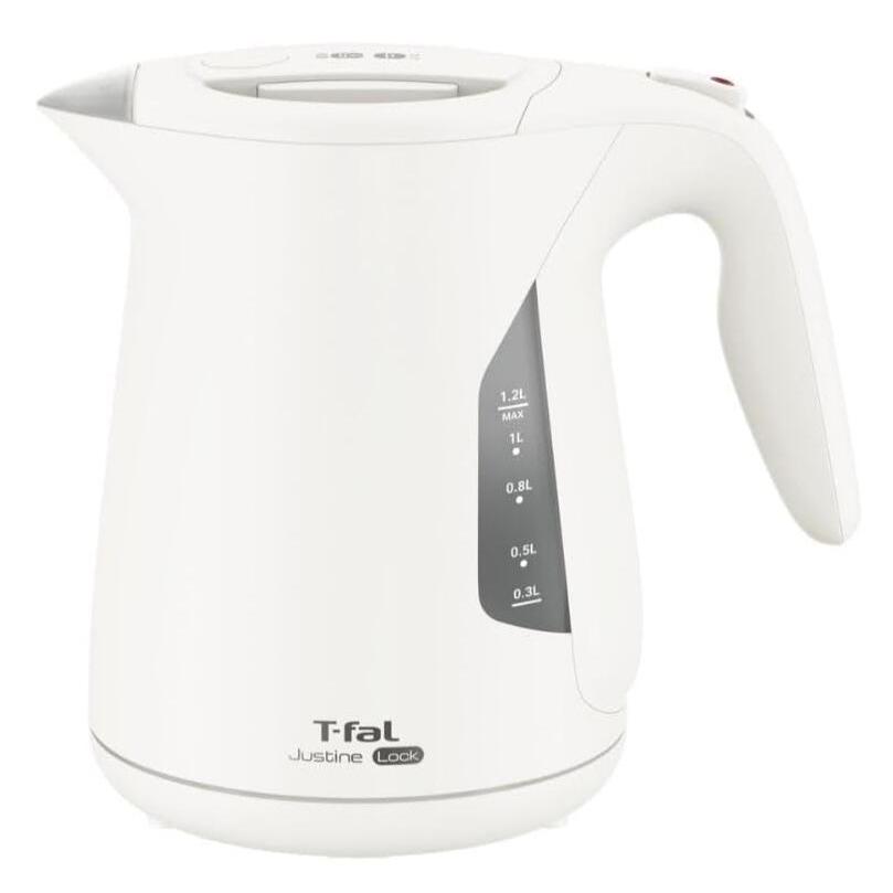 【新品】T-FAL ティファール ジャスティン ロック 1.2L 電気ケトル 電気ポット ケトル 湯沸かしケトル 湯沸かし器 コードレス 大容量 キッチン 人気 ギフト 家電