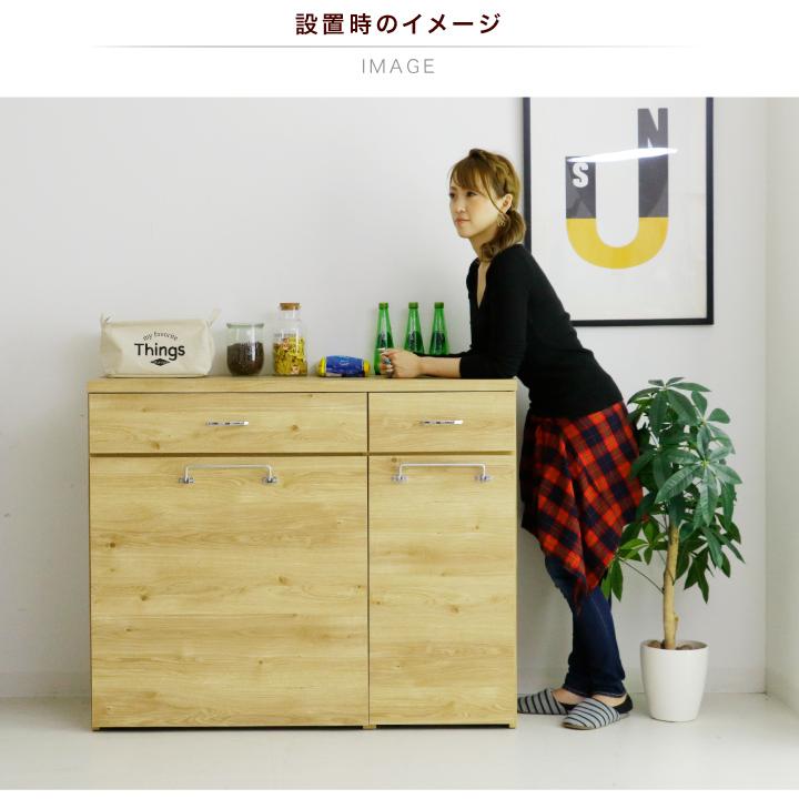 ゴミ箱 キッチン収納 ダストボックス 3分別 キッチンカウンター ゴミ箱 キッチン収納 ダストボックス 3分別 キッチンカウンター