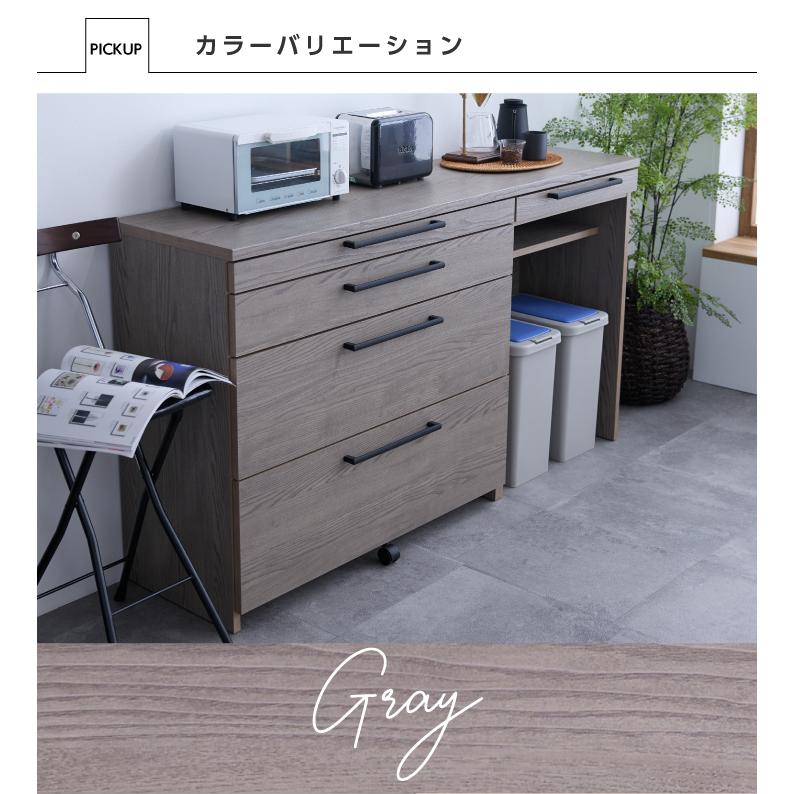 キッチンカウンター キッチン収納 ダストボックス 幅160 奥行43 高さ90