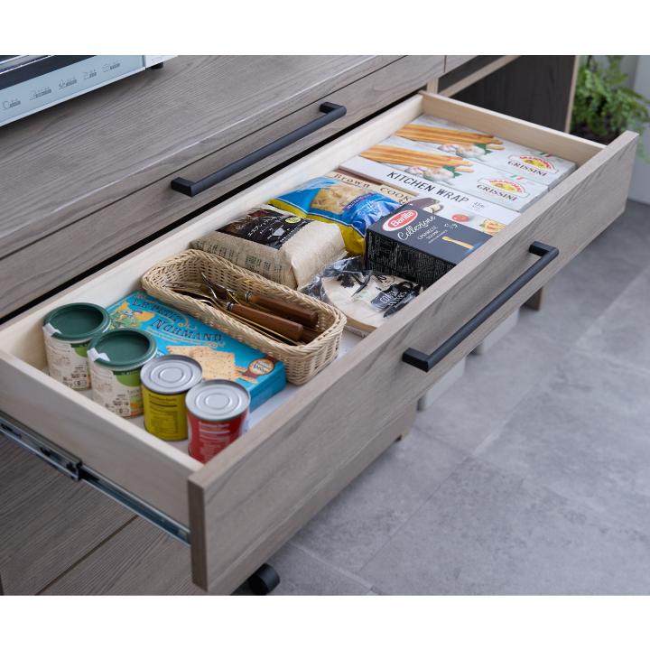 キッチンカウンター キッチン収納 ダストボックス 幅160 奥行43 高さ90