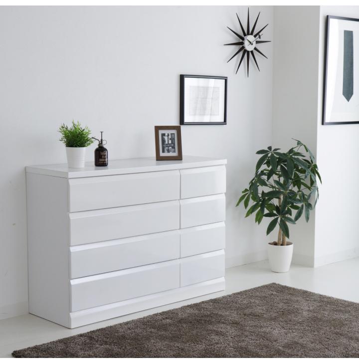 チェスト 白 完成品 ローチェスト タンス おしゃれ 箪笥 幅120 4