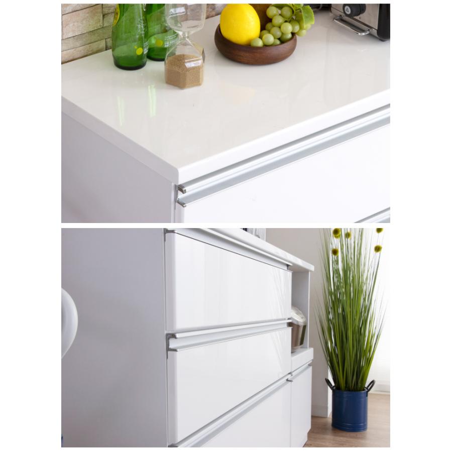 送料込み ホワイトキッチンカウンター ナックル 楽天市場】キッチンカウンター 幅80cm 高さ70cm 北欧風 キャスター付