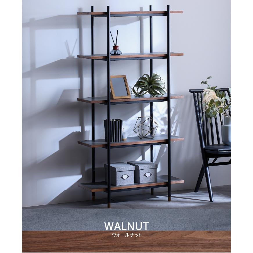 ラック スチール 幅85 奥行36 高さ165 おしゃれ 5段 シェルフ オープン