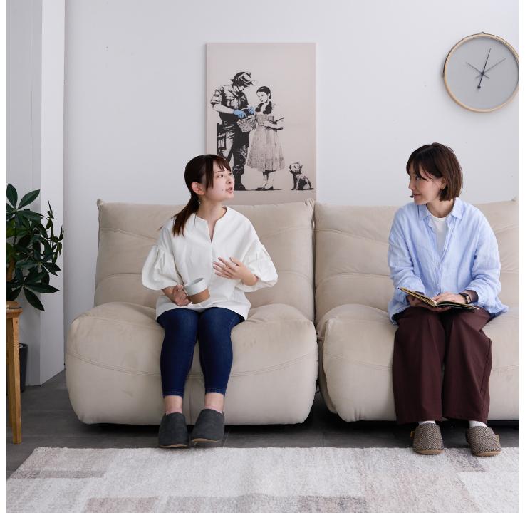 電動リクライニング　ソファ　2人掛け　ハイバック仕様　フットレス　ファブリック 電動ソファ ソファ リクライニングソファー 幅216cm 2人掛け ソファー