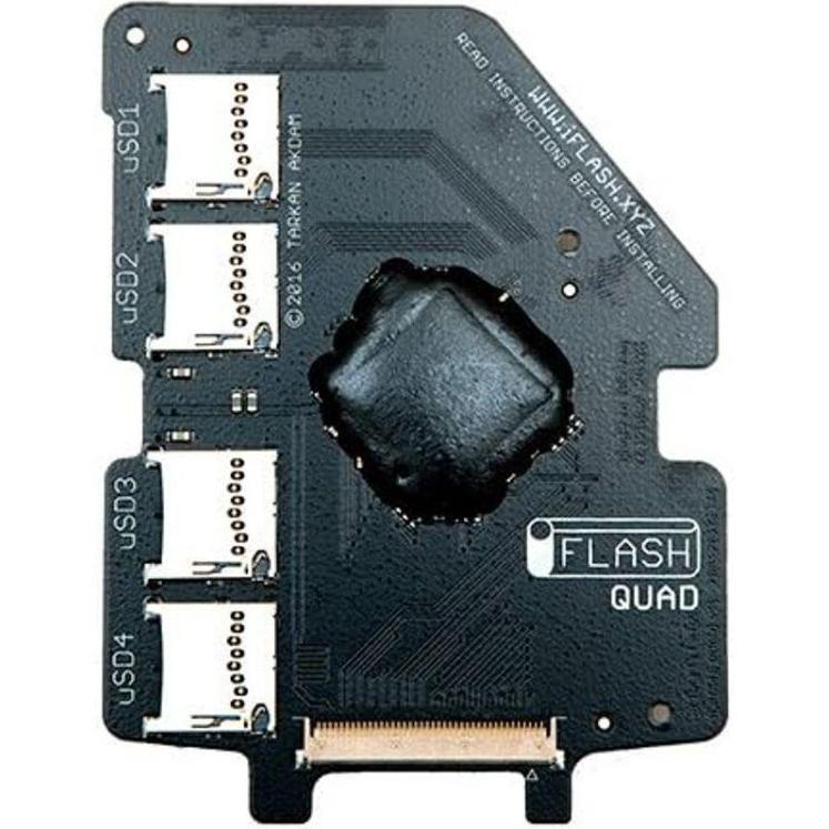 3個セット iFlash-QUAD Quad Micro SD Adapter for the iPod 変換アダプター アイフラッシュ クアッド 正規品の画像