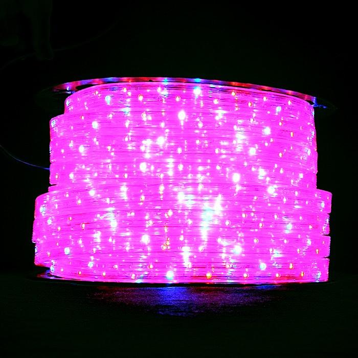 植物育成　LED　ロープライト　赤・青　30mロール売り　直送　防滴