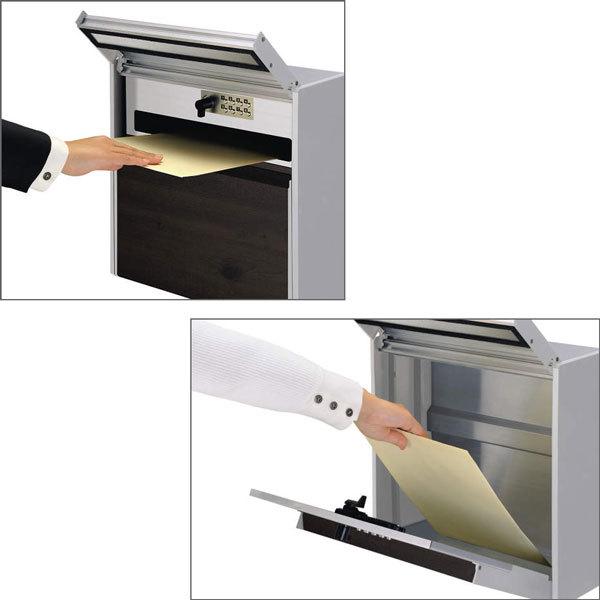 三協アルミ ポスト壁付けタイプ SWE-1型 木調タイプ トラッドパインアーバングレー(TPU) KSK 