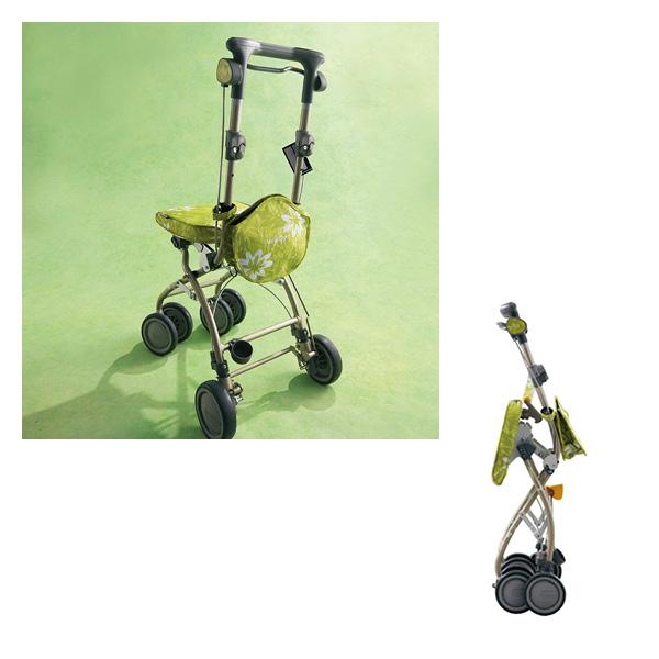 アロン化成 シルバーカーさんぽっぽ グリーン 532372 個人宅配送不可 