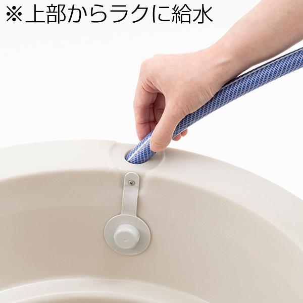 リッチェル タウンプランターWS コニカル55型 サンドグレー