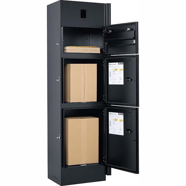 ローボード ユニソン 宅配ボックスミース 埋込仕様 インターホン対応有り 右開きタイプ シルバー 【C3404448481】(119615円)