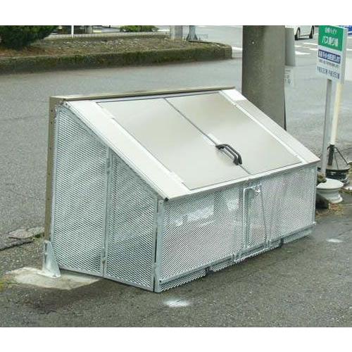 カワバタ 折りたたみ式ゴミステーション ワンタッチ君 A-1(アルミ蓋