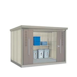 クリーンキーパー - タクボ屋根裏部屋 ゴミステイション CK-Z2922 45所帯用 押し並べて型・凝縮下方への傾き型 【床仕掛ける付】幅2900×奥ふかさ2290×高さ2110粍 物置、車庫-DIY、工具-住宅設備